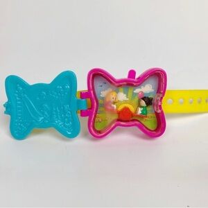 1994 Polly Pocket Bow Bracelet Vintage Watch For Kids Seesaw 90’s Toy